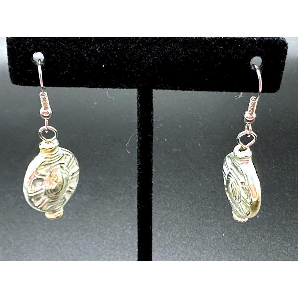 Dangle Earrings Vintage Silver Unique Lovely Shape